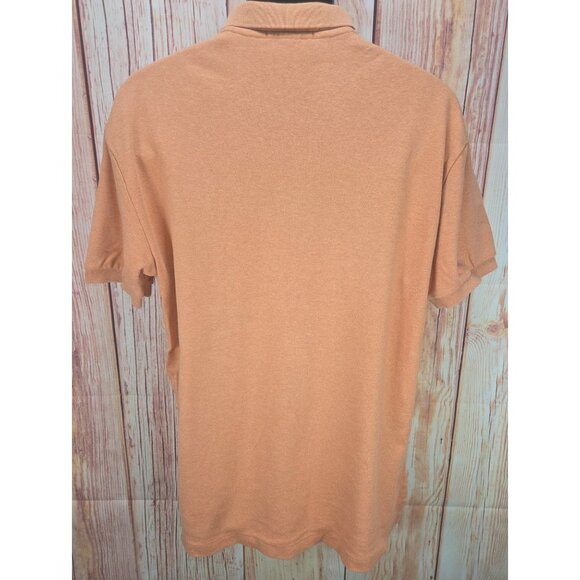 Polo Ralph Lauren Mens Orange Polo Shirt Medium - Picture 2 of 7